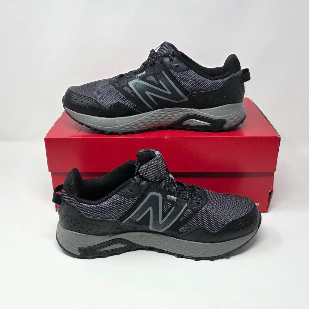 New Balance 410 V8 Trail Running Shoes Sneakers Phantom Black MT410LB8 Mens 8 4E